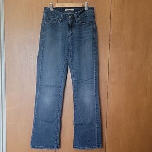 Levi's Women's Boot Cut Jeans in Dark Blue